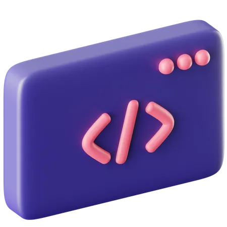 Desarrollo web  3D Icon