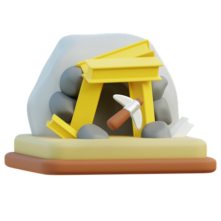 Desastres de mineração  3D Icon