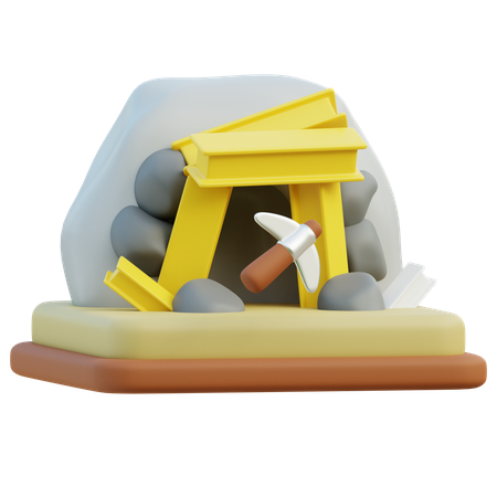 Desastres mineros  3D Icon