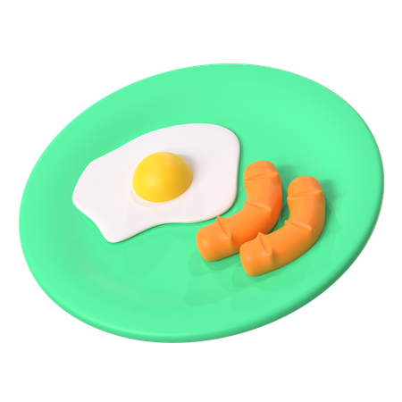 Desayuno  3D Icon