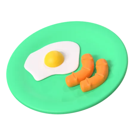 Desayuno  3D Icon