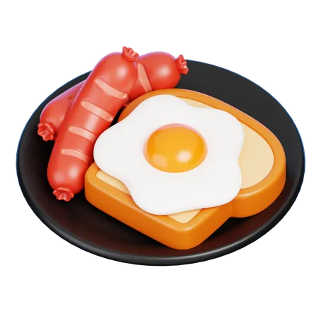 Desayuno  3D Icon