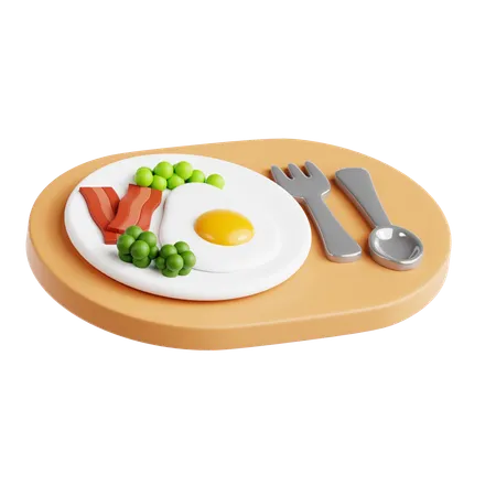 Desayuno  3D Icon