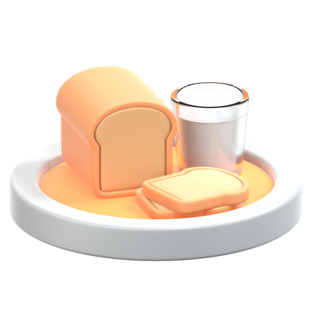 Desayuno  3D Icon