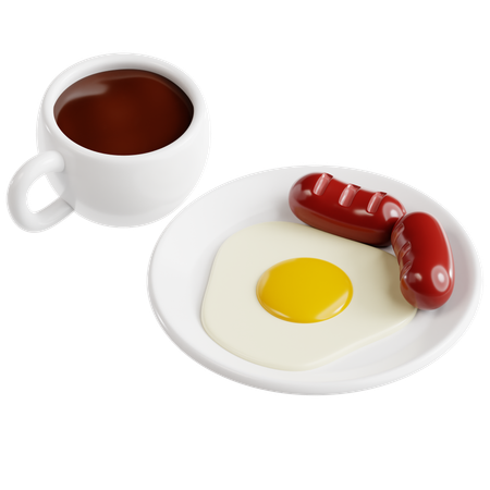 Desayuno  3D Icon