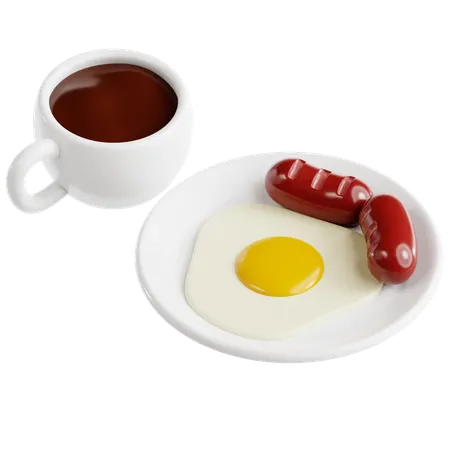 Desayuno  3D Icon