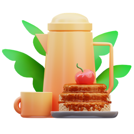 Desayuno  3D Icon