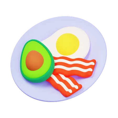 Desayuno  3D Icon