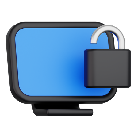 Desbloquear dispositivo  3D Icon