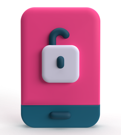 Desbloquear movil  3D Icon