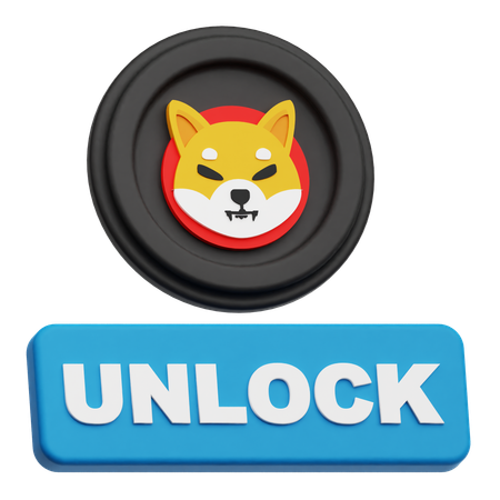 Desbloquear shiba inu  3D Icon