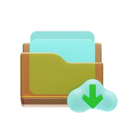 Descarga de carpeta  3D Icon