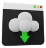 descarga en la nube