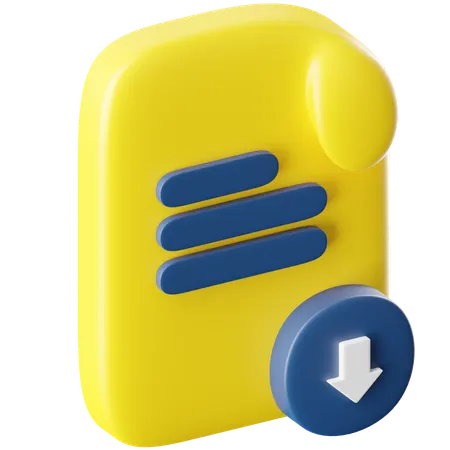 Descargar archivo  3D Icon