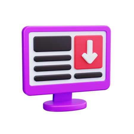 Descargar datos  3D Icon