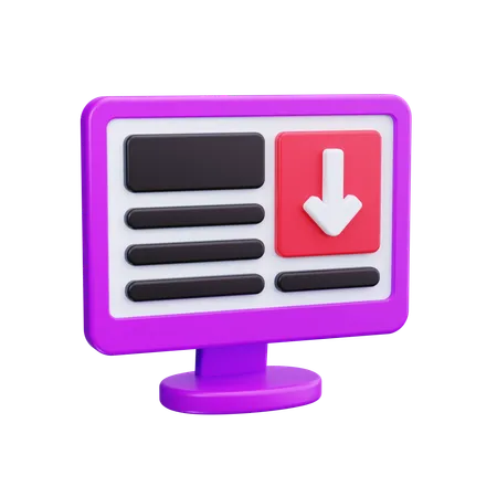 Descargar datos  3D Icon