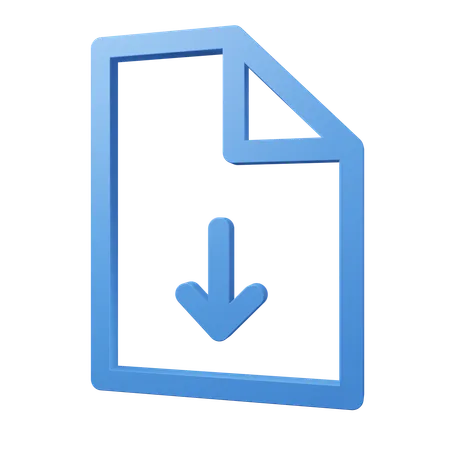 Descargar documento  3D Icon