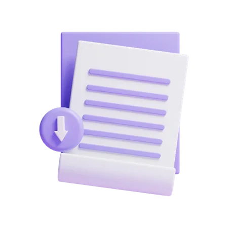 Descargar documento  3D Icon