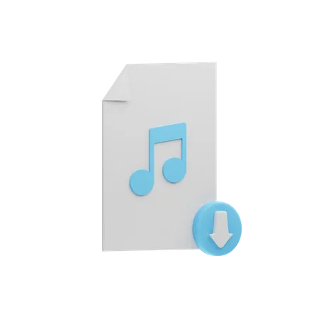 Descargar música  3D Icon