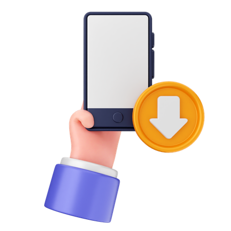 Descargar teléfono inteligente  3D Icon