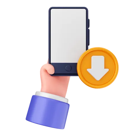Descargar teléfono inteligente  3D Icon