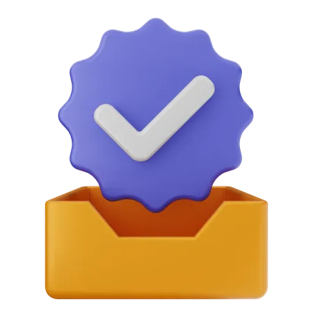 Descargar verificación  3D Icon