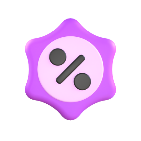 Desconto  3D Icon