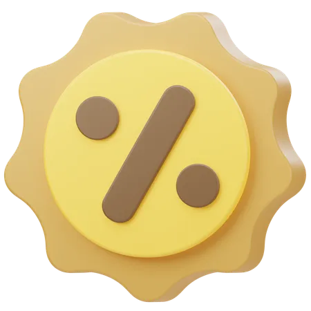 Desconto  3D Icon