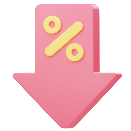 Desconto  3D Icon