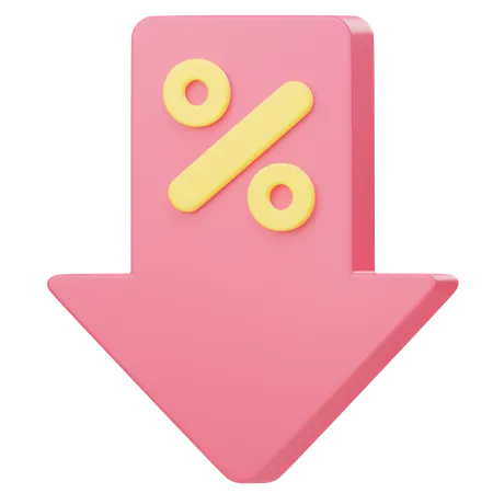 Desconto  3D Icon