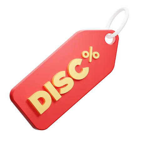 Desconto  3D Icon