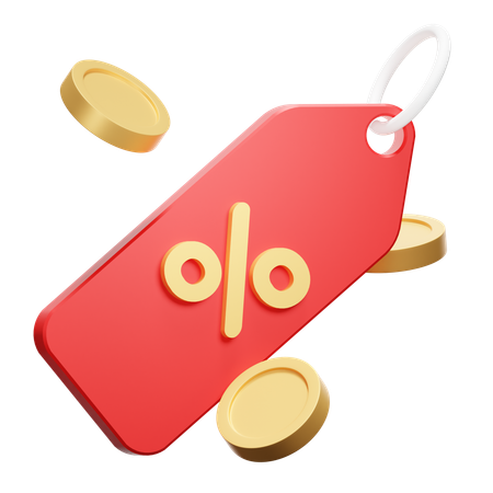 Desconto  3D Icon