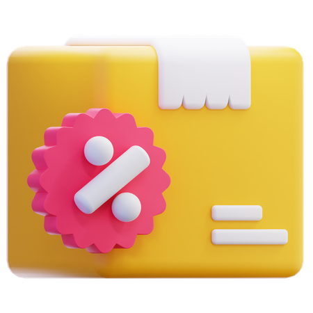 Desconto  3D Icon