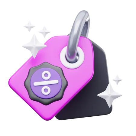 Desconto  3D Icon