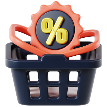 Desconto  3D Icon