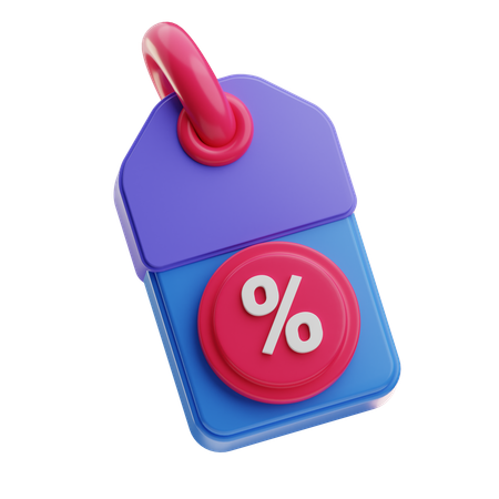 Desconto  3D Icon