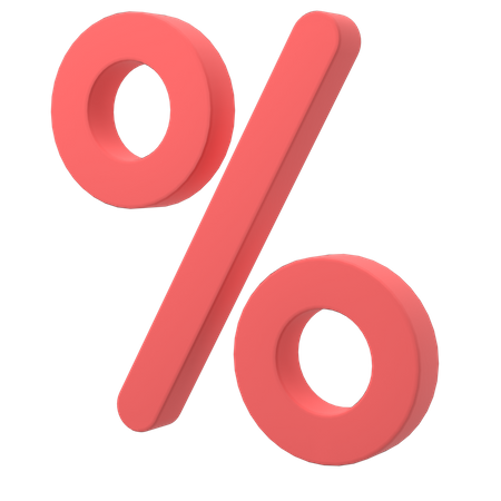Desconto  3D Icon
