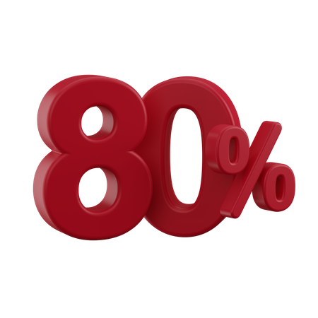 Desconto 80%  3D Icon