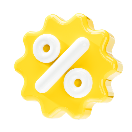 Desconto  3D Icon