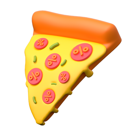 Desconto em comida  3D Icon