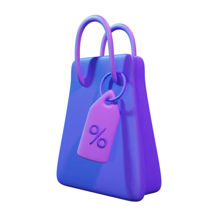 Desconto em compras  3D Icon