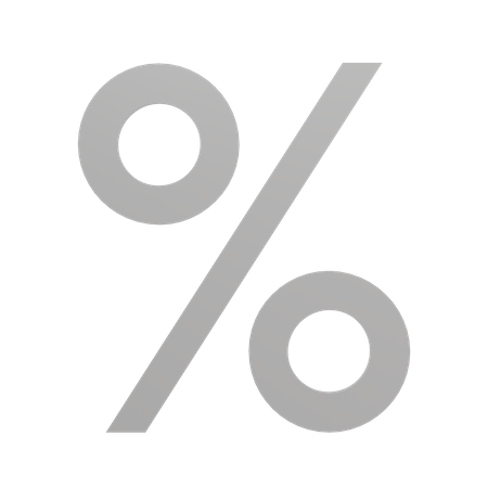 Desconto percentual  3D Illustration