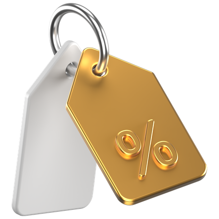 Etiqueta de desconto  3D Icon