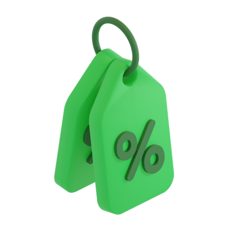 Descuento  3D Icon