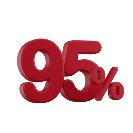 Descuento 95%  3D Icon