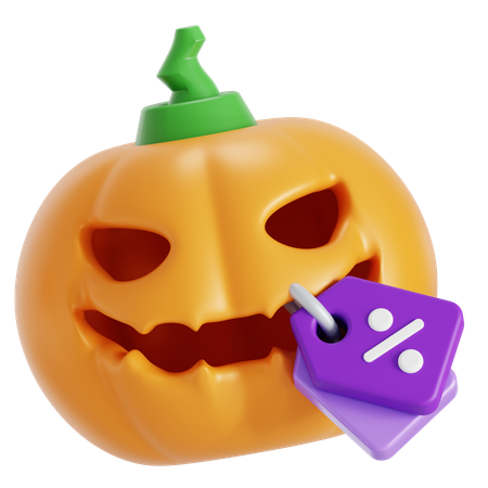 Descuento de halloween  3D Icon