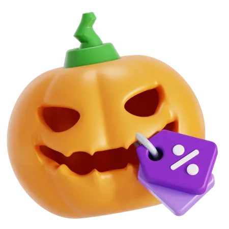 Descuento de halloween  3D Icon