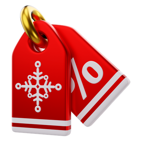 Descuento de Navidad  3D Icon