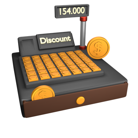 Descuento de pago  3D Icon