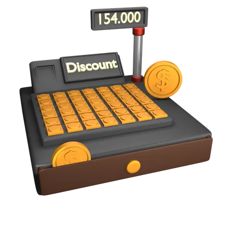 Descuento de pago  3D Icon